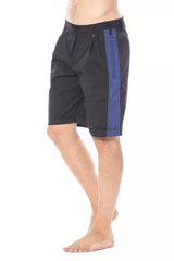 Verri Black Cotton Men's Casual Short -   -  Verri.