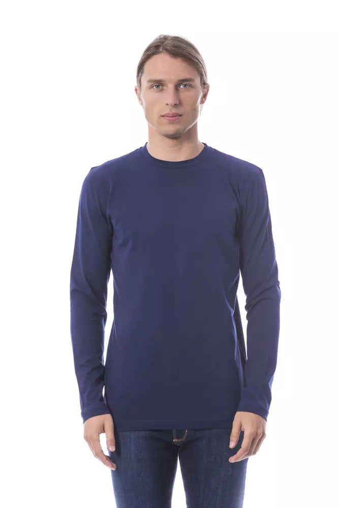Verri Blue Cotton Men T-Shirt -   -  Verri.