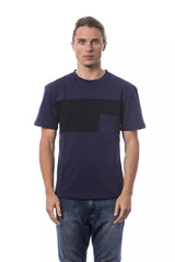 Verri Blue Cotton Men T-Shirt -   -  Verri.
