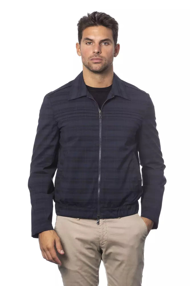Verri Elegant Wool Blend Bomber Jacket -   -  Verri.