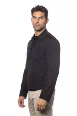 Verri Black Cotton Men Bomber Jacket -   -  Verri.