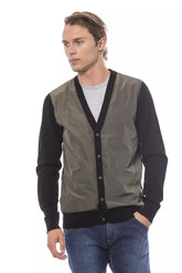 Verri Multicolor Wool Men Cardigan -   -  Verri.