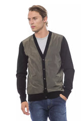 Verri Multicolor Wool Men Cardigan -   -  Verri.