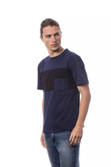 Verri Blue Cotton Men T-Shirt -   -  Verri.