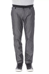 Verri Black Cotton Men Pants -   -  Verri.