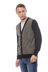 Verri Multicolor Wool Men Cardigan -   -  Verri.
