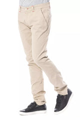Verri Beige Cotton Men Chino Pant -   -  Verri.