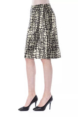 BYBLOS Gold Viscose Women Skirt -   -  BYBLOS.