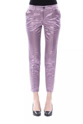 BYBLOS Purple Cotton Women Pants -   -  BYBLOS.