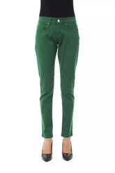 BYBLOS Green Cotton Women Pants -   -  BYBLOS.