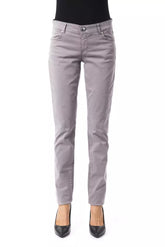 BYBLOS Gray Cotton Women Pants -   -  BYBLOS.