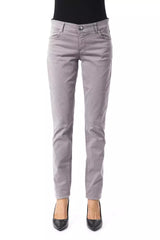 BYBLOS Gray Cotton Women Pants -   -  BYBLOS.
