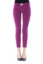 BYBLOS Purple Polyester Women Pants -   -  BYBLOS.