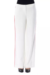 BYBLOS White Polyester Women's Pant -   -  BYBLOS.