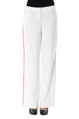 BYBLOS White Polyester Women's Pant -   -  BYBLOS.