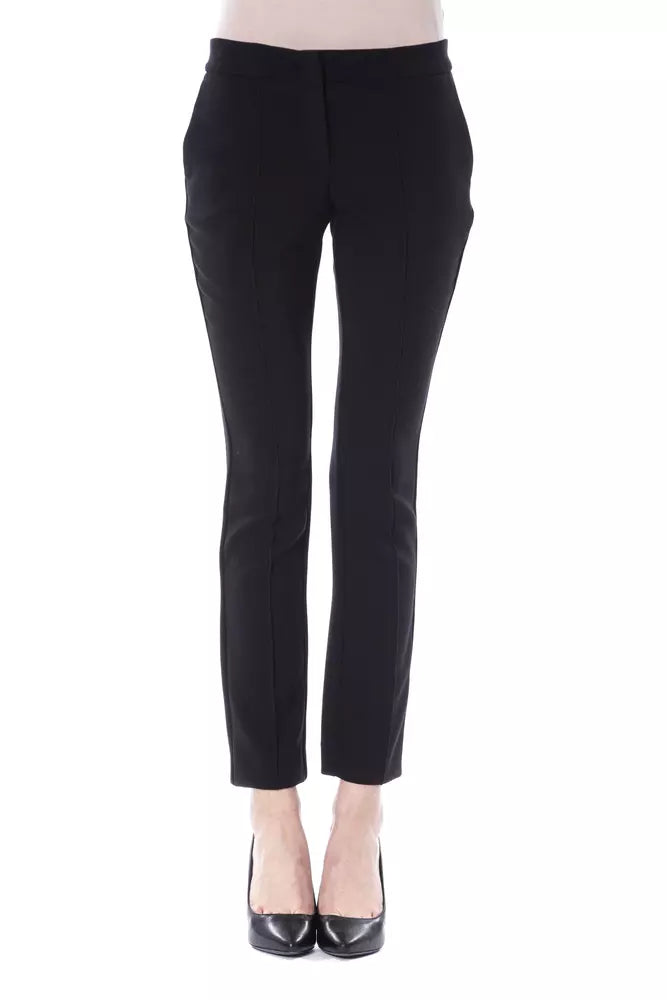 BYBLOS Black Polyester Women Pants -   -  BYBLOS.