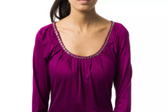 BYBLOS Purple Viscose Women Top -   -  BYBLOS.