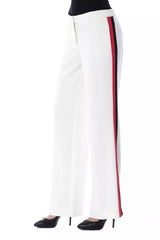 BYBLOS White Polyester Women's Pant -   -  BYBLOS.
