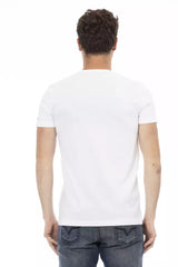 Trussardi Action Elegant V-Neck Short Sleeve T-Shirt -   -  Trussardi Action.