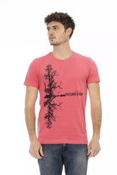 Trussardi Action Multicolor Cotton Men T-Shirt -   -  Trussardi Action.