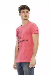 Trussardi Action Multicolor Cotton Men T-Shirt -   -  Trussardi Action.