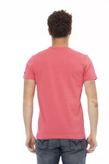 Trussardi Action Multicolor Cotton Men T-Shirt -   -  Trussardi Action.