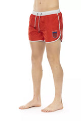Bikkembergs Red Polyester Men Swim Short -   -  Bikkembergs.