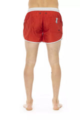 Bikkembergs Red Polyester Men Swim Short -   -  Bikkembergs.
