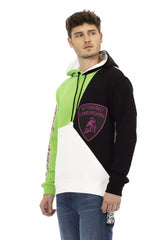 Automobili Lamborghini White Cotton Men's Hoodie -   -  Automobili Lamborghini.