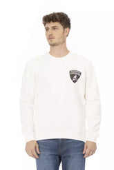 Automobili Lamborghini White Cotton Men's Sweater -   -  Automobili Lamborghini.