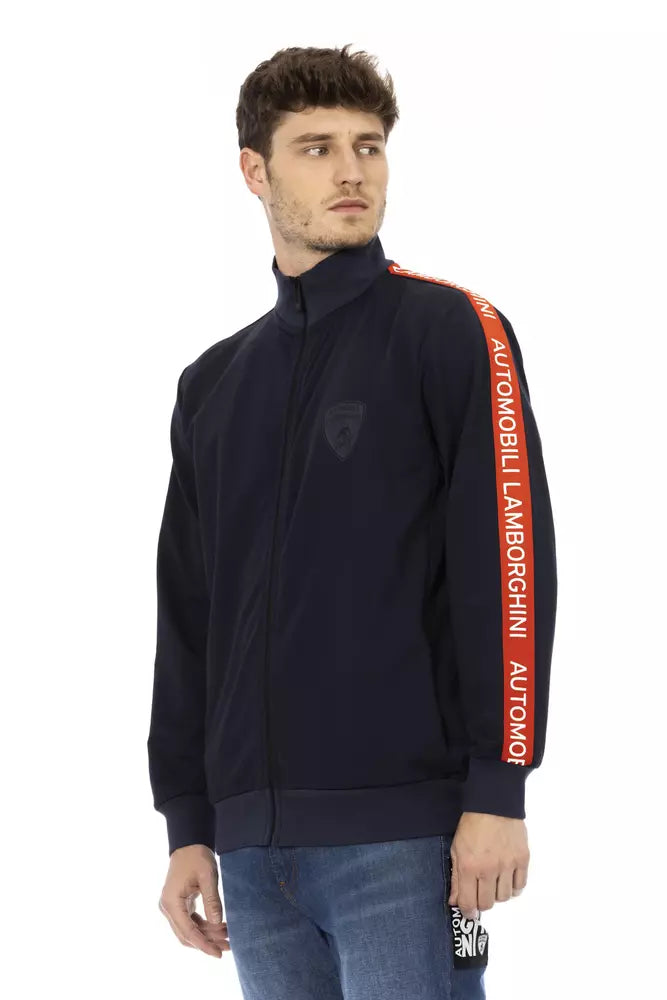 Automobili Lamborghini Blue Polyester Men Sweatshirt -   -  Automobili Lamborghini. Automobili Lamborghini Blue Polyester Men Sweatshirt -   -  Automobili Lamborghini.