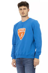 Automobili Lamborghini Blue Cotton Men Sweater -   -  Automobili Lamborghini.