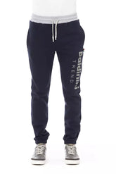 Baldinini Trend Blue Cotton Men Sport Pant -   -  Baldinini Trend.