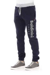 Baldinini Trend Blue Cotton Men Sport Pant -   -  Baldinini Trend.