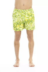 Just Cavalli Green Polyester Men Swimwear Short -   -  Just Cavalli.