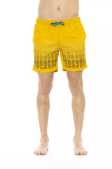Bikkembergs Yellow Polyester Men Swim Short -   -  Bikkembergs.