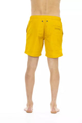 Bikkembergs Yellow Polyester Men Swim Short -   -  Bikkembergs.