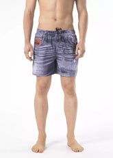 Just Cavalli Blue Polyester Men Swim Shorts -   -  Just Cavalli.