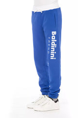 Baldinini Trend Blue Cotton Men Sport Pant -   -  Baldinini Trend.