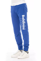 Baldinini Trend Blue Cotton Men Sport Pant -   -  Baldinini Trend.