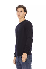 Baldinini Trend Blue Fabric Men Sweater -   -  Baldinini Trend.