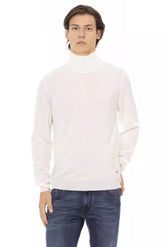 Baldinini Trend White Fabric Men Sweater -   -  Baldinini Trend.