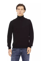 Baldinini Trend Black Fabric Men Sweater -   -  Baldinini Trend.
