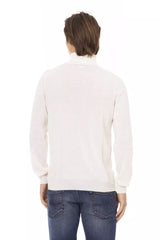 Baldinini Trend White Fabric Men Sweater -   -  Baldinini Trend.