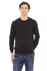 Baldinini Trend Black Wool Men's Sweater -   -  Baldinini Trend.