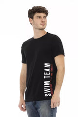 Bikkembergs Black Cotton Men T-Shirt -   -  Bikkembergs.