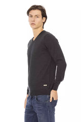 Baldinini Trend Gray Fabric Men Sweater -   -  Baldinini Trend.
