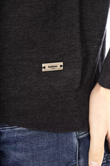 Baldinini Trend Gray Fabric Men Sweater -   -  Baldinini Trend.