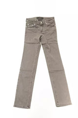 Jacob Cohen Gray Cotton Women Jeans -   -  Jacob Cohen.