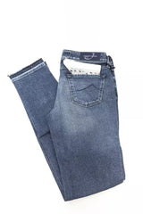 Jacob Cohen Blue Cotton Women Jeans -   -  Jacob Cohen.